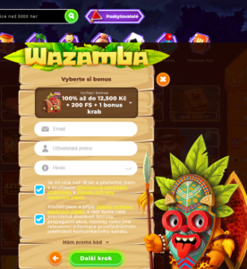 Wazamba bonus